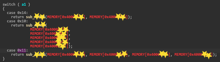 Switch-case - before